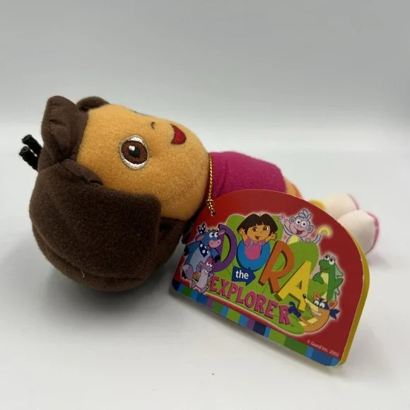 2002 Gund Dora the Explorer 6" Stuffed Animal Plush New With Tags NOS Vintage - Picture 3 of 13